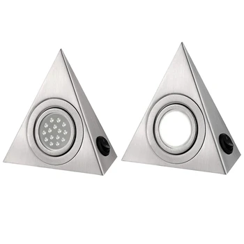 

1Pc Kitchen Under Cabinet Lighting e Led Light Stainless Steel Downlight