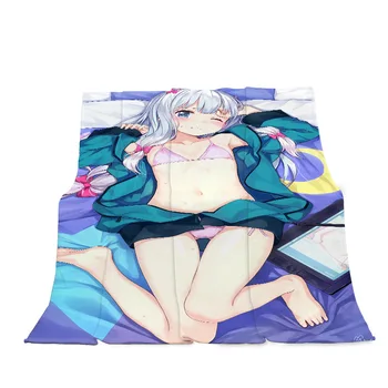 

Animation Surrounding Coral Wool Blankets Summer Office Nap Covered Blanket Stamp Double Sided Velvet Polyester Air Blanket