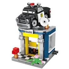 

Model Building Kits Disney Car Mobilization Bricks Technic Anti-Stress Toy Mini Brands Construction Set for Boys New Year's Gift
