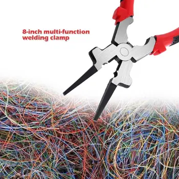 

Multi-purpose MIG Welding Pliers Carbon Steel Anti-slip Handle Clamp Forcep