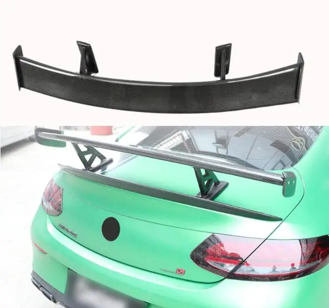 Gt Real Carbon Fiber Car Rear Wing Trunk Lip Universal Spoilers For