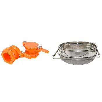 

Bee Castle Pack of 2 Yellow Nylon Durable Honey Gate for Extractor,Honey Extractor Tap,Beekeeping Supplies