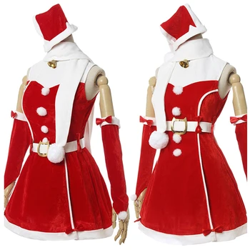 

Nekopara Cosplay Costumes Christmas Vanilla Chocolat Game Costume Clothes Christmas Hat Anime Women Girls Sexy Dress Lolita