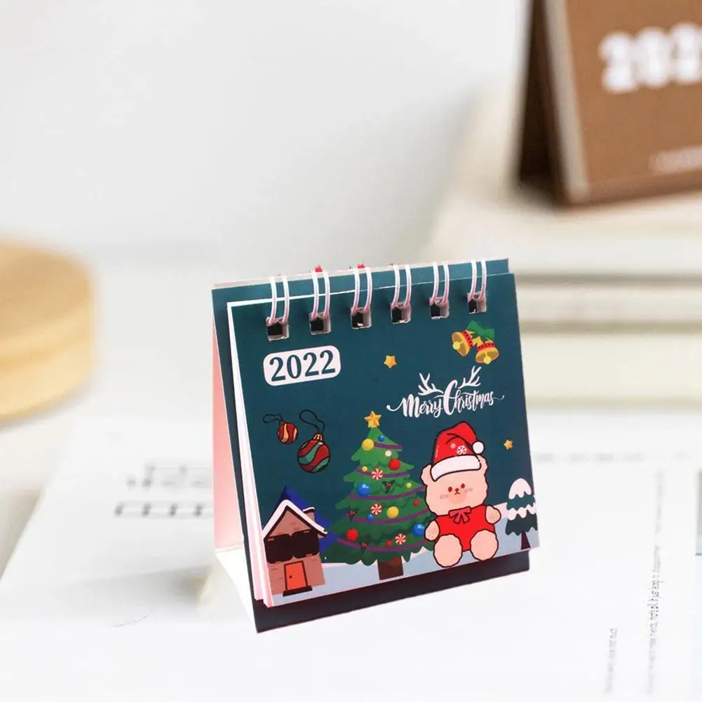 2022 Calendar Book Christmas Desk Calendar Plan Book Place Desktop Desktop Notepad Wall Kawaii Cartoon Calendar Ca V7H1|Calendar| - Aliexpress