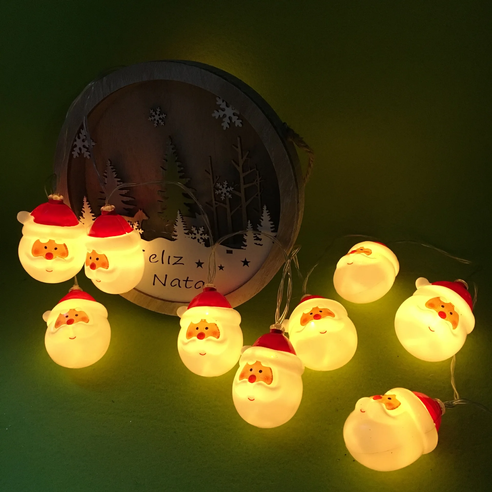 LED Lighting Chain Cross-Border Santa 
