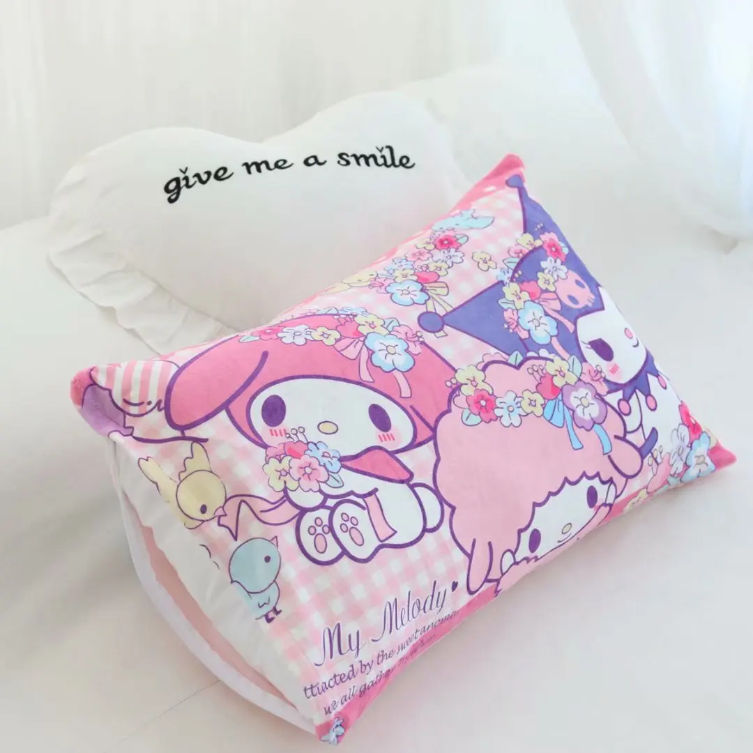 Japanese Anime Pillowcase Cartoon Student Dormitory Pillow Cute Back Printed Pillowcase for Girls Children Gifts Home Decoration 6