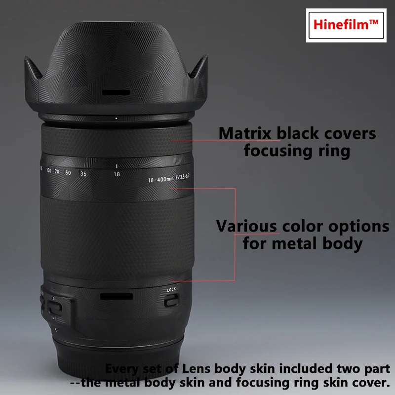 18-400 Lens Premium Decal Skin for TAMRON 18-400mm f/3.5-6.3