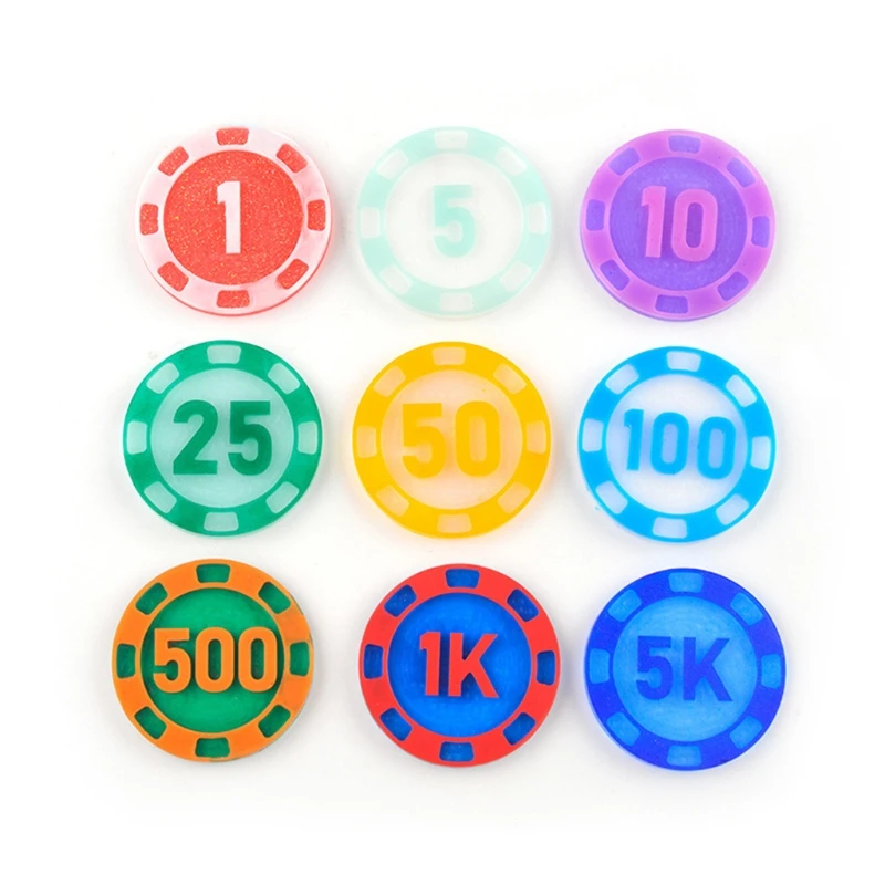 Poker Chips Game Coins Epoxy Resin Mold Commemorative Collection Coins