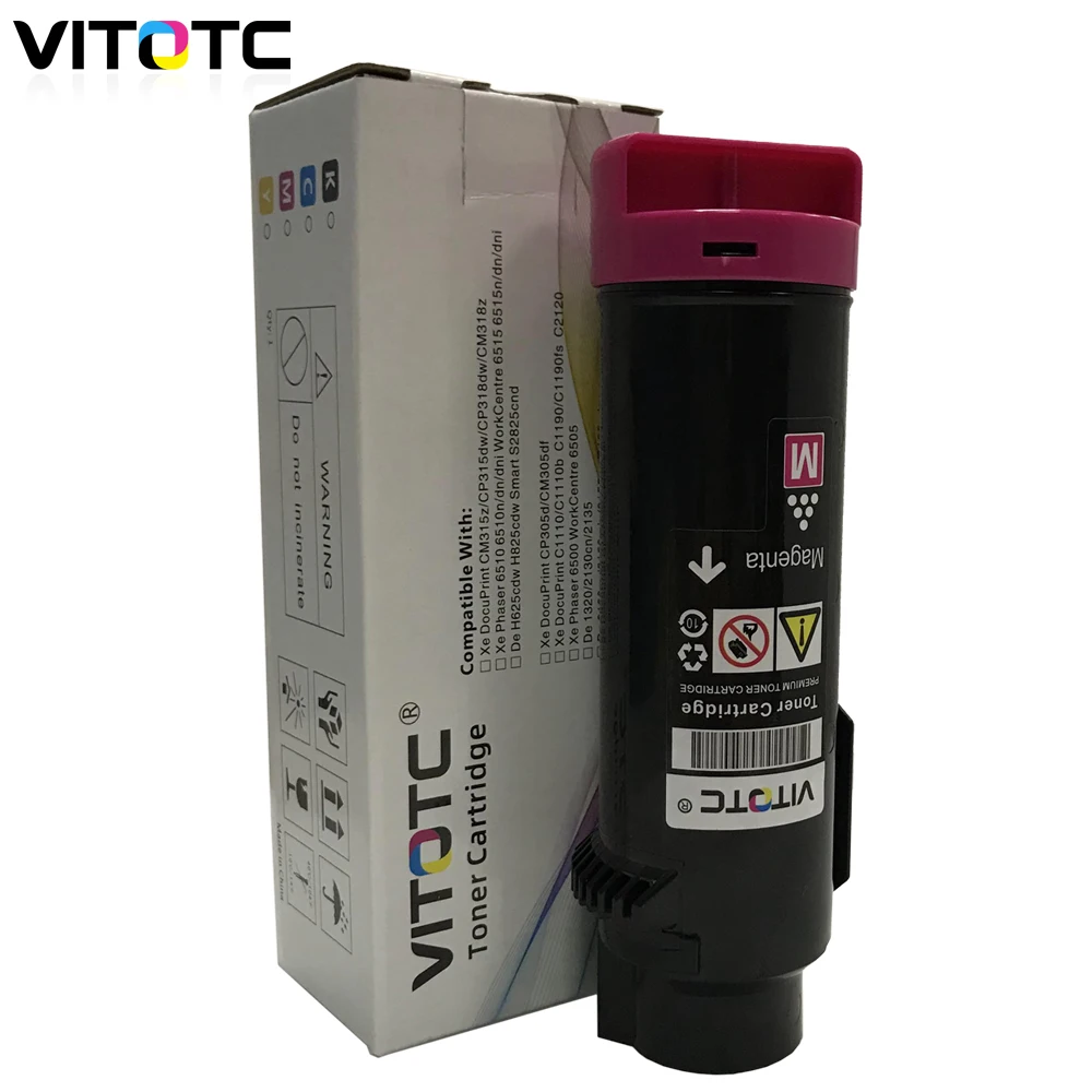 4 Color Toner Cartridge Compatible Xerox Phaser 6510 WorkCentre 6515 V N DN DNI Extra High Capacity toner cartridge replacement