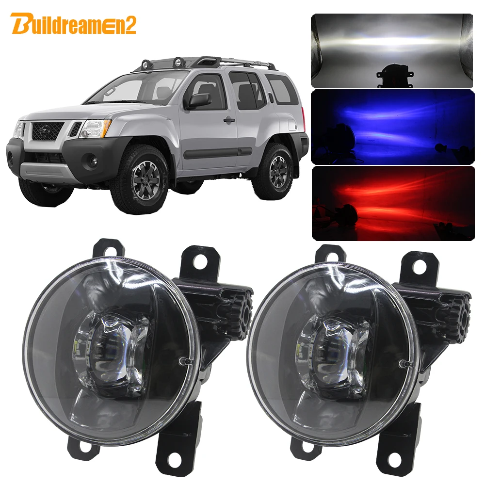 Buildreamen2 для Nissan Xterra N50 2005 2015 Автомобильная передняя противотуманная фара LED