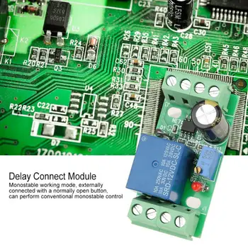 

Delay Switch Connect Module Adjustable Time Delay Relay with On and Off Indicator 12V Delay Connect Module
