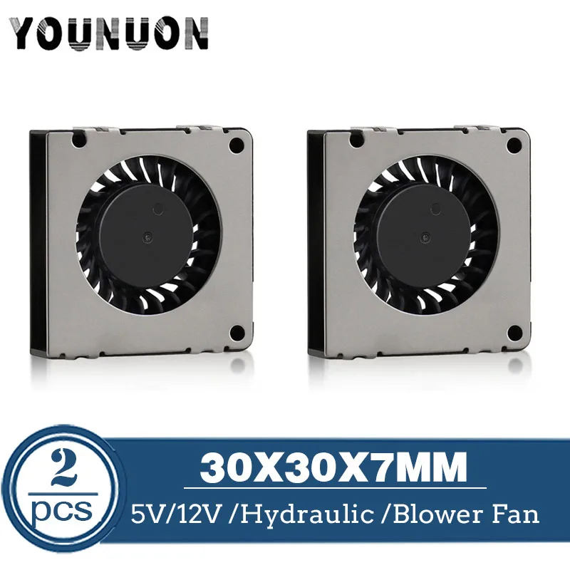 Ventilador de Refrigeração sem Escova para Impressora 3d Ventilador 30x30x7 mm 5v 12v 3007