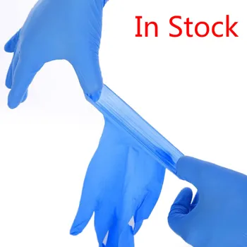 

Guantes Nitrilo gloves 100pcs Disposable Mask Shower Cap masca Respirator Mask Protective guantes de latex desechable caja 100