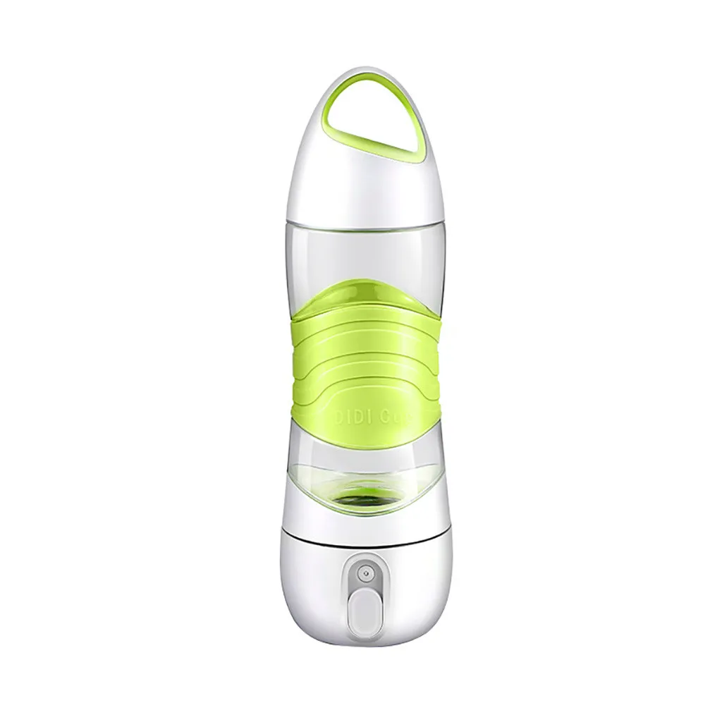 Green Спортивная бутылка для воды 2019Top бутылка для воды спортивная чашка для воды многофункциональная увлажняющая бутылка с напоминанием G910 - Цвет: Green