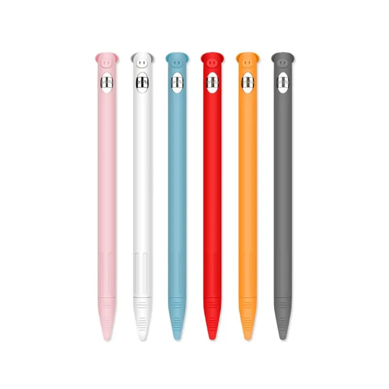 

Cute Pig Pattern Anti-scratch Silicone Protective Pouch Cap Holder Cover Case Skin For Apple Pencil for iPad Pencil 1st Accessor