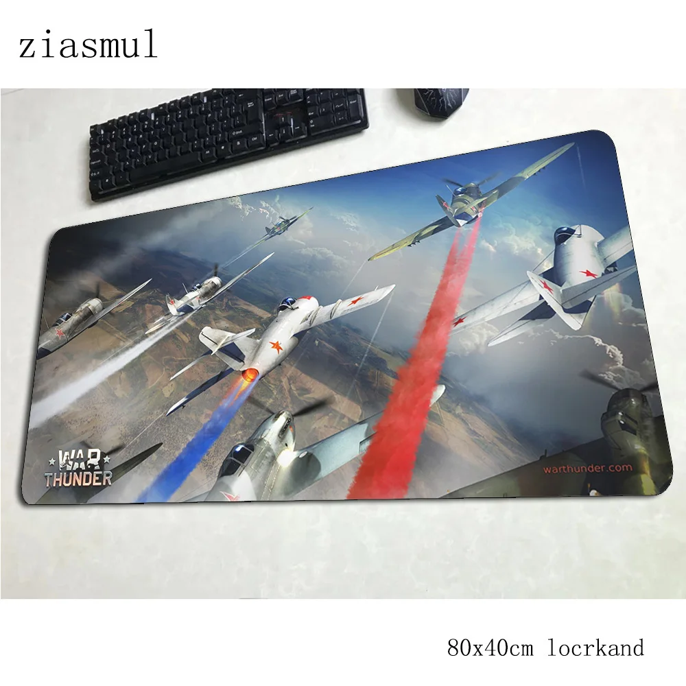 War thunder коврик для мыши 80x40 см аниме компьютерная мышь игровой мат геймпад пк Новое поступление игровой коврик для мыши офисный коврик для мыши