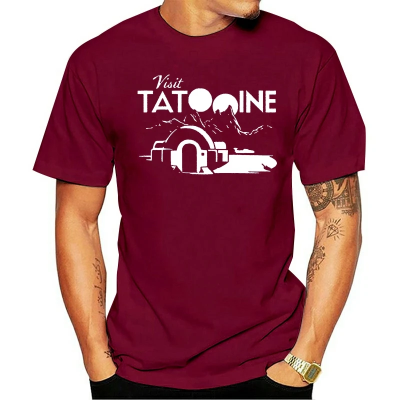 

VISIT TATOOINE LADIES T SHIRT COOL STAR TROOPER JEDI WARS SKYWALKER YODA DESIGN