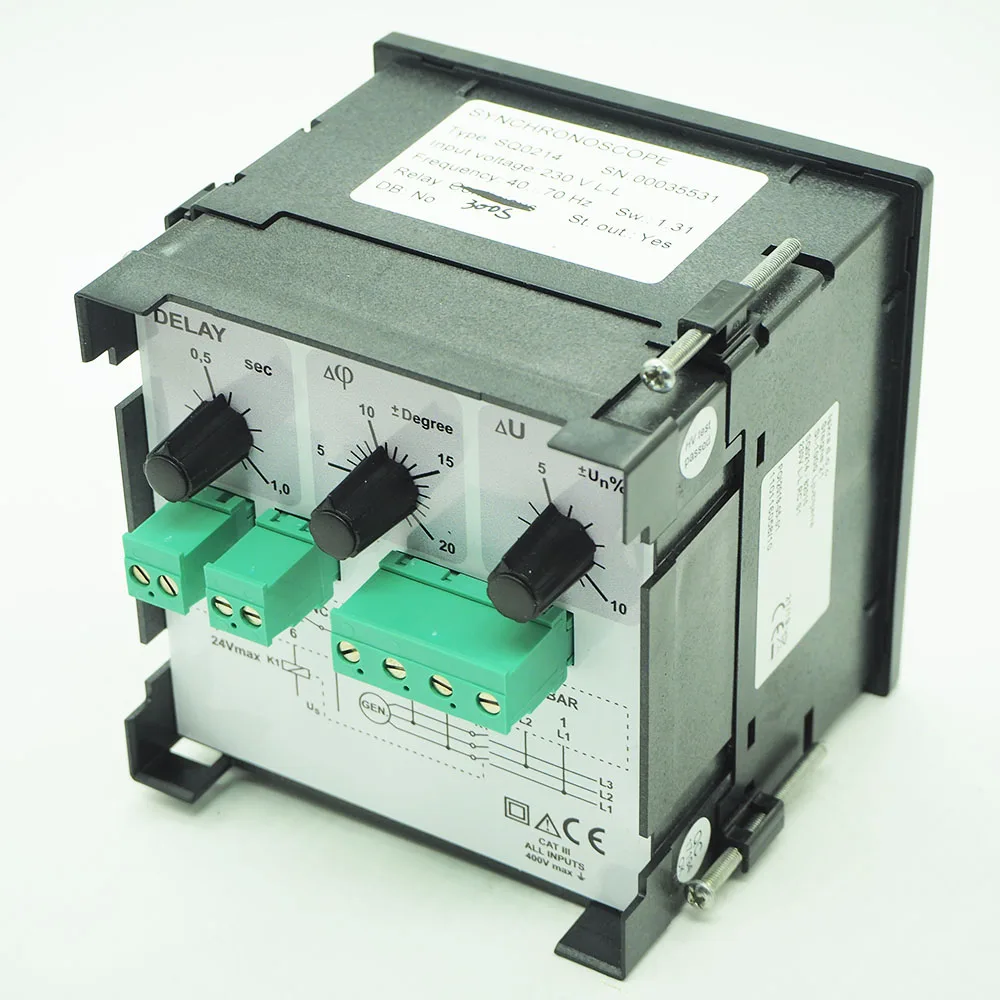 Iskra SQ0214 Synchronization table, generators in parallel SQ0204