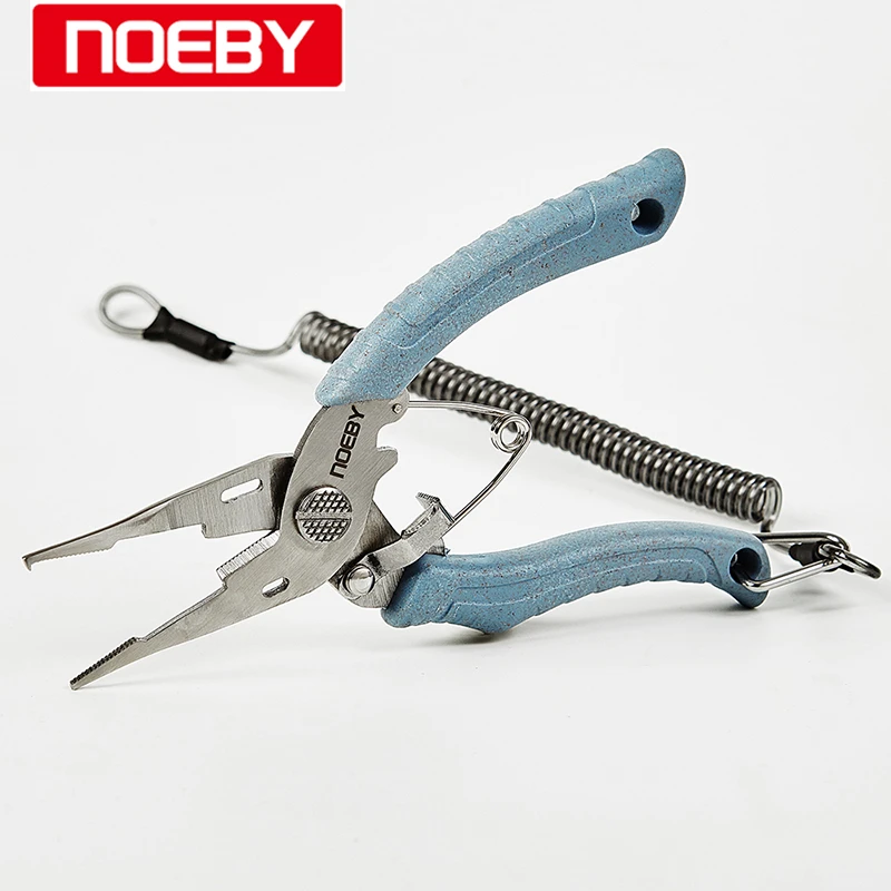 Noeby Fishing Pliers Stainless Steel Multifunctional Split Ring Cutting