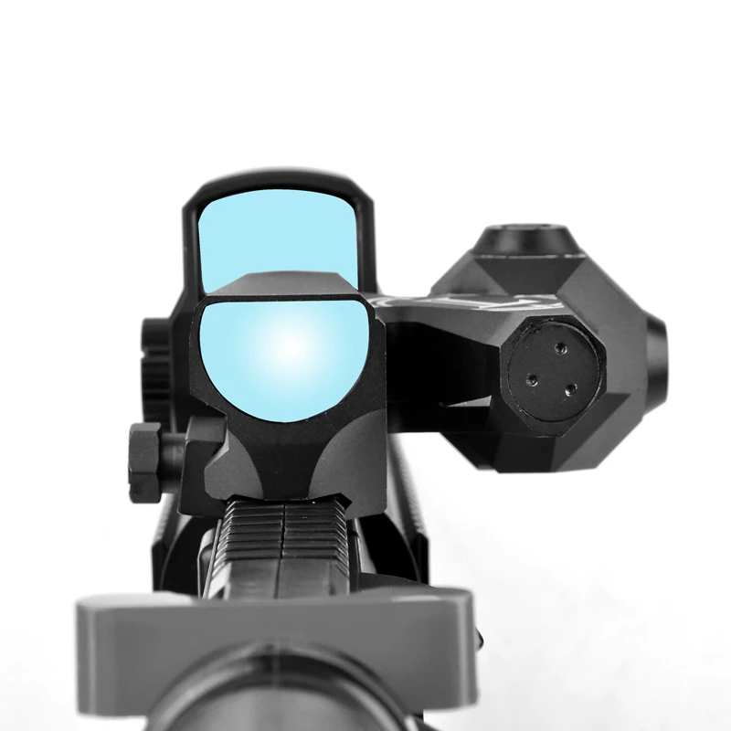 D-EVO двойной увеличенный вид оптическая прицельная сетка для прицела Лупа с LCO Красный точка зрения рефлекторный прицел винтовка прицелы