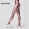 SALSPOR Plus Size Bronzing Leggings Women Sexy High Waist Skinny Push Up Gym Clothing Fitness Workout Legging Slim Pants 3XL 1