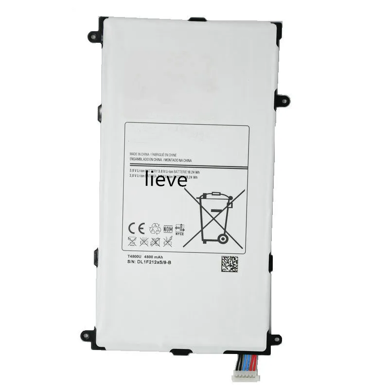 4800mAh T4800U T4800E Сменный аккумулятор для samsung Galaxy Tab Tablet Pro 8 4 дюймов &quotT325 T321 T320 SM-T320 |