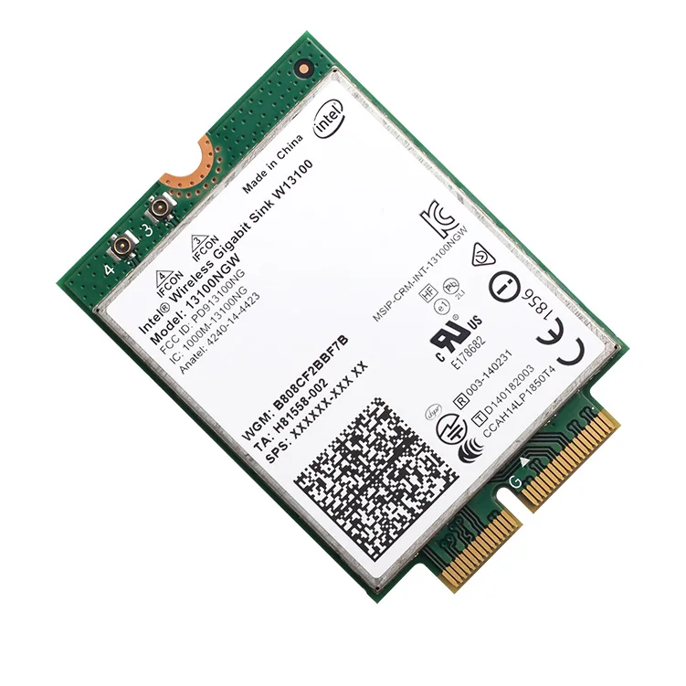Беспроводной Wi-Fi карта адаптера для сетевая карта Intel Gigabit W13100NGW(802.11ad) с NGFF M.2 Bluetooth 4,0 для ноутбука