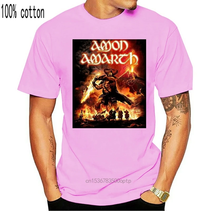 Амон-Surtur Rising-Death Metal-арки футболка-Размеры s: от S до 5XL Футболка короткий рукав топы