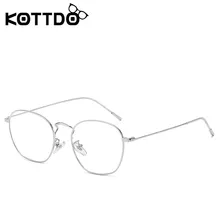 KOTTDO, Ретро стиль, полигон, неправильные, для женщин, по рецепту, очки для глаз, оправа, металл, компьютер, для мужчин, анти синий светильник, очки, оправа для очков