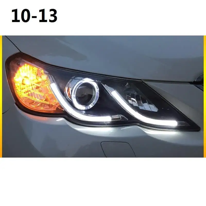 Дневные ходовые автозапчасти Drl Luces Led Para Авто Cob фары Задние Автомобильные фары в сборе 10 11 12 13 для Toyota MARK X