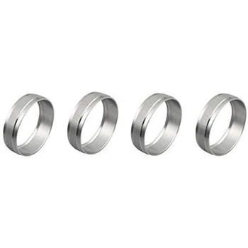 

4Pcs Silver Air Condition Knob & o Knob Cover for Volvo XC60 S60 V60 V40