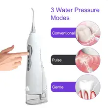 Портативный Электрический беспроводной Стоматологический Ирригатор для полости рта зуб для отбеливания водостойкая струя воды для домашнего путешествия