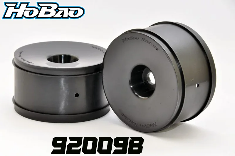 Ofna/Hobao Racing 92009B 1/8 Revo Truggy Wheel (Nero), 2 Pezzi Per 1/8 Hyper Sst/ Cage/St Pro/St Rtr Truggy