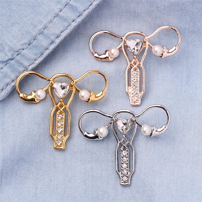 Brooch Medical Uterus Lapel Pins Uterus Doctor Uterus Brooch