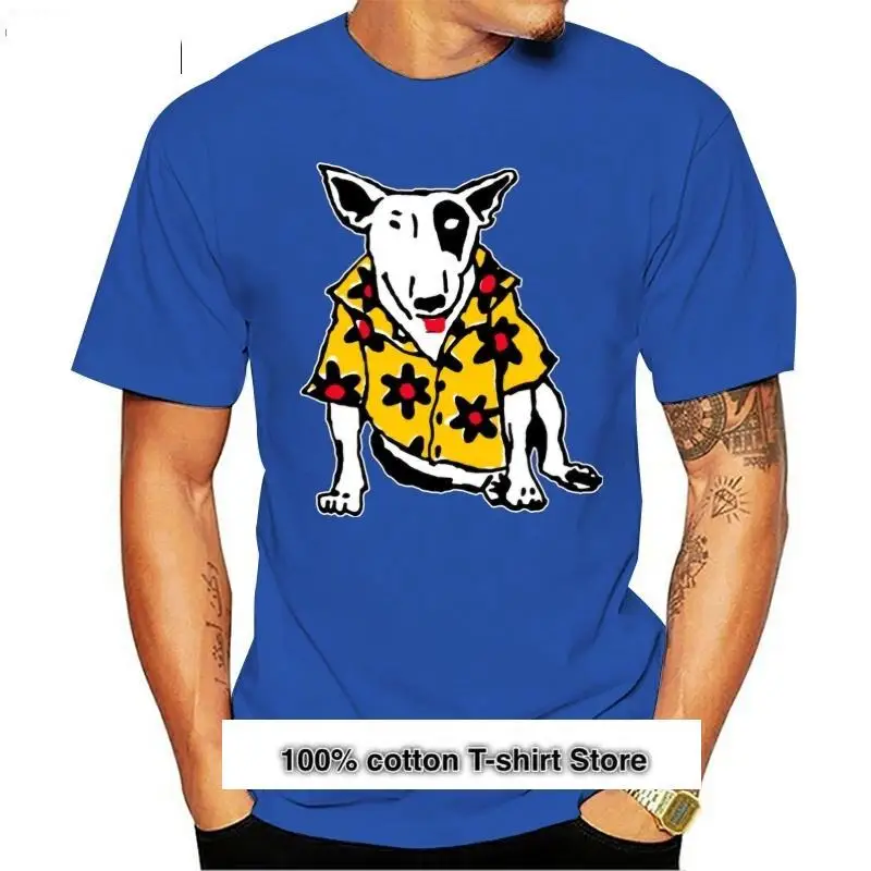 Camiseta de moda унисекс Spuds Bull Terrier macmeze mcmeze Retro 1980 Bud светильник собака с рисунком