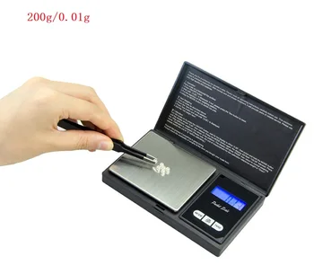 

DHL FEDEX 50pcs/lot Scales 200g/0.01g Mini Electronic Balance Pocket Scale Gold Coin Jewelry Digital Scale