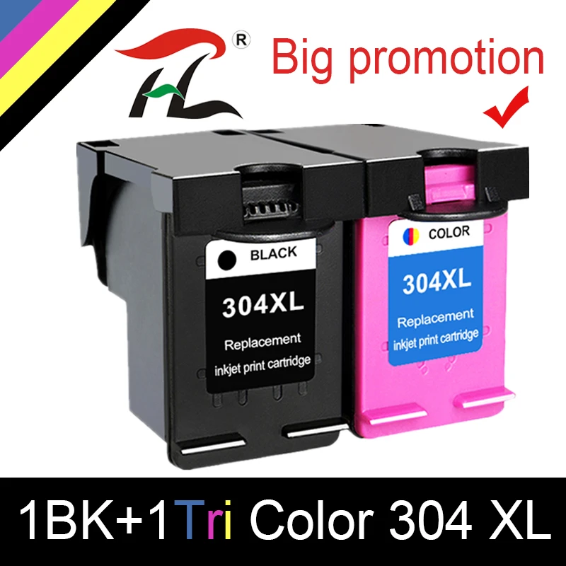 Картридж чернильный YLC 304XL для принтера hp 304 xl deskjet envy 2620 2630 2632 5030 5020 5032 3720 3730