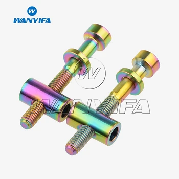 

Wanyifa 1Pair Titanium Ti M5 X 40mm Bolt Nut Washer for Easton Ec90 Ec70 Zero Seatpost