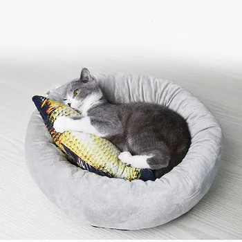 

30cm Cat Toy Fish Electronic Pet Simulation Fish Toys for Dog Cat Chewing Plush Interactive Gift Battery Powered Pet Supplies