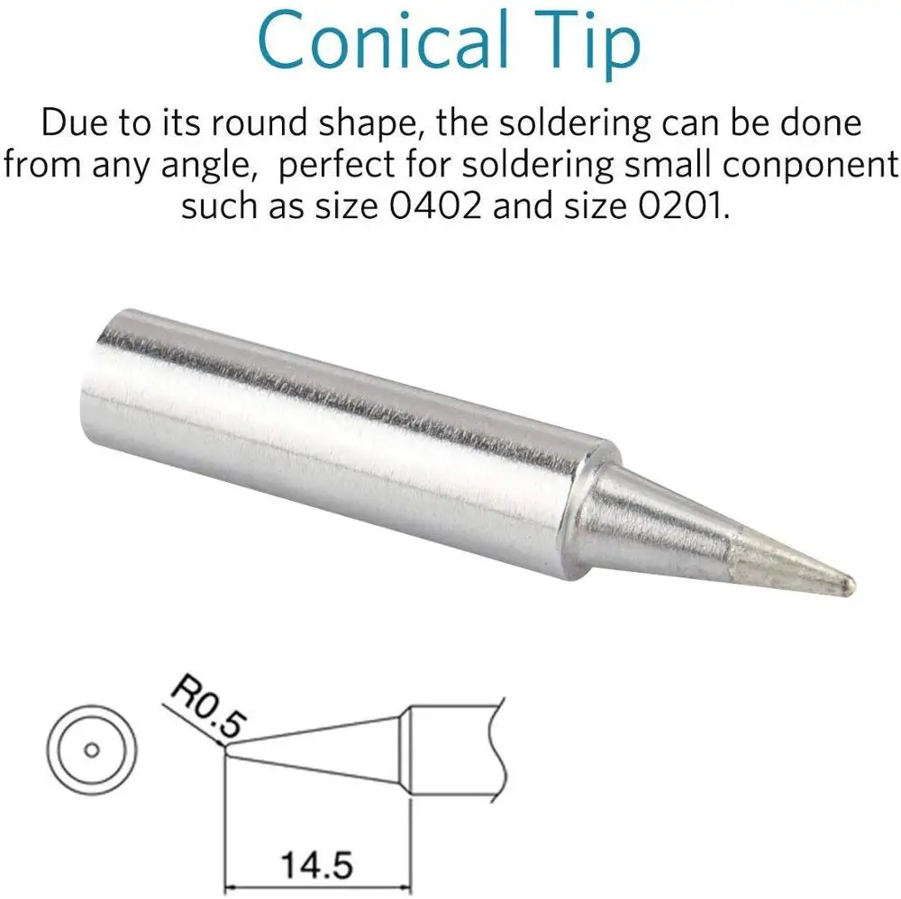 5 шт. новые бессвинцовые ПАЯЛЬНЫЕ НАКОНЕЧНИКИ для замены паяльной станции и паяльника в комплекте