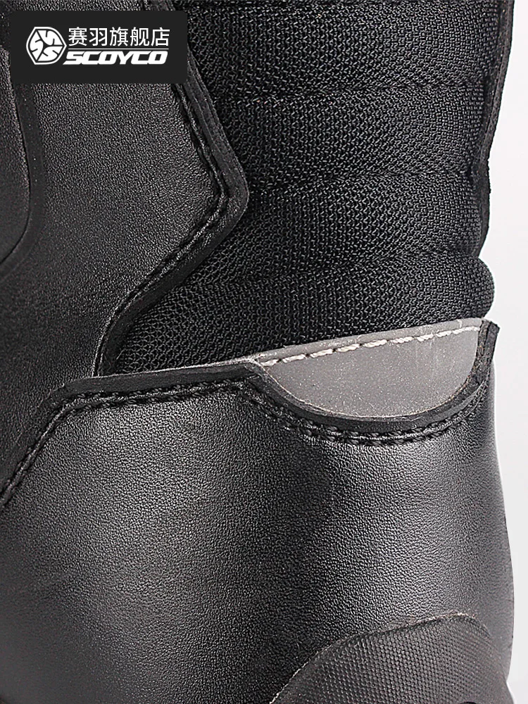 SCOYCO/мужские мотоциклетные ботинки; ветрозащитная обувь в байкерском стиле; ботинки для мотокросса; защитные ботинки для верховой езды; сезон осень-зима; Размеры 35-46