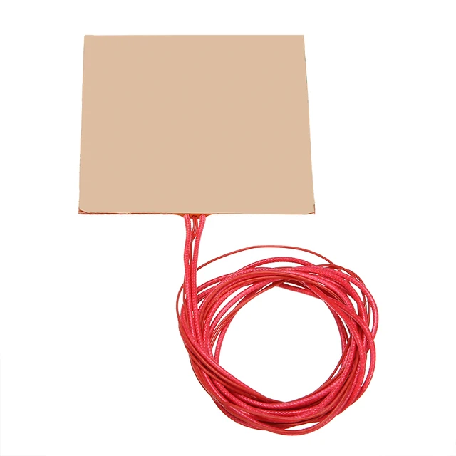 12 V 50W Motorolaj -Tartály Szilikon Fűtőpad Üzemanyagtartály Víztartály Gumi Melegítő Elektromos Fűtőpárnák 10*10 Cm - Image 4