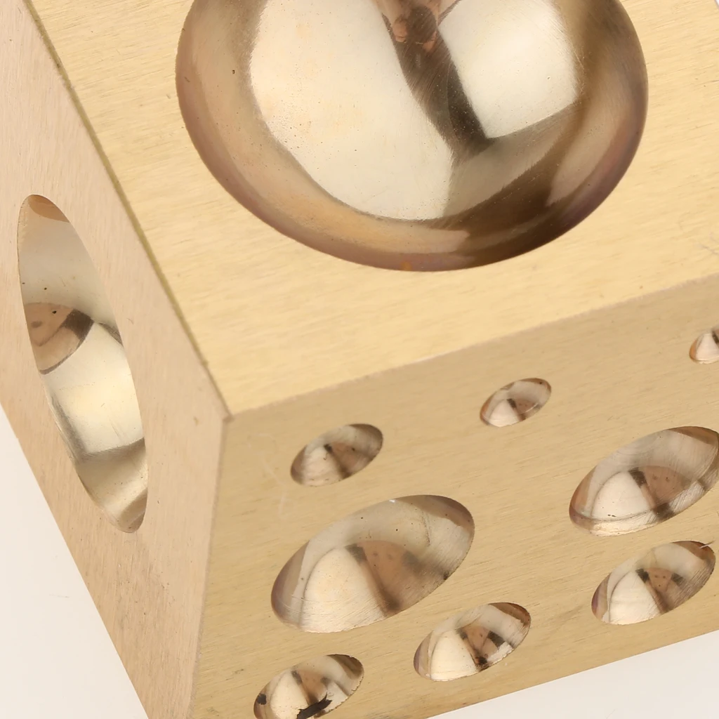 38mm Dapping Coin Dome Ring Jewelry Bell Making Tools Block Doming Cavity