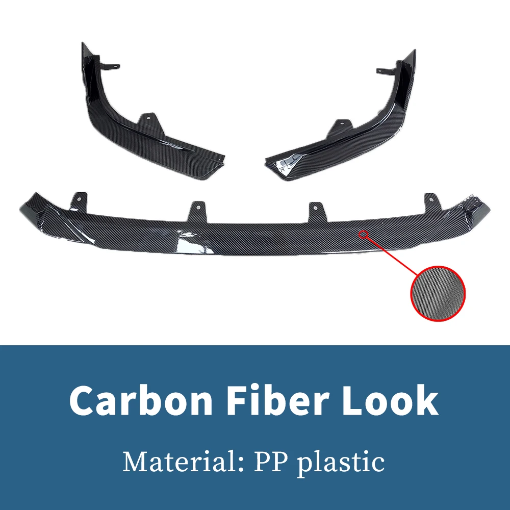 レクサス専用 フロントバンパー 3個リップスプリッター ディフューザー