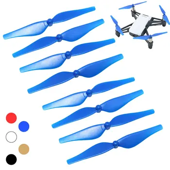 Hélice de colores de 8 Uds. Para DJI TELLO Mini Drone CCW accesorios de repuesto, accesorios de cuchilla