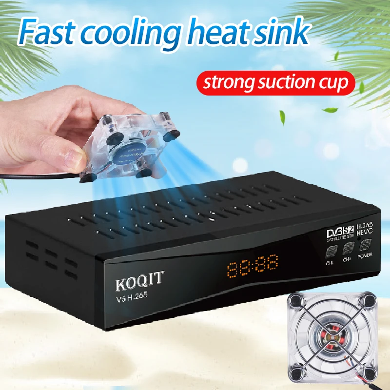 Mini Cooling Fan for Koqit Satellite Receiver Android TV Box Set Top Mobile Phone Cooler 5V USB Power Heat Sink Silent Quiet | Мобильные