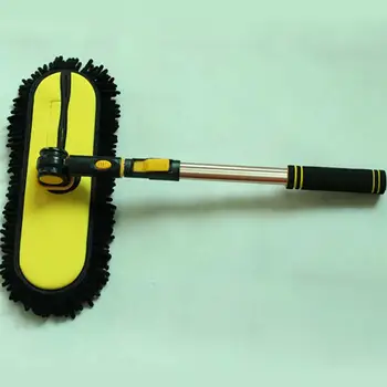 

Telescopic Wax Tow Car Wash Brush Dust-Free Car Wash Mop with Long Handle