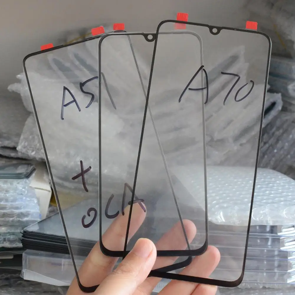 2 в 1 переднее внешнее стекло + OCA пленка Замена для Samsung Galaxy A40 A50 A70 A10 A20 A30 A51 A71 A10s A30s