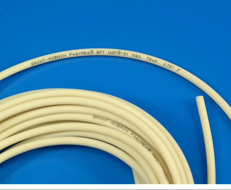 Saint Gobain AY242006 Pharmed Silicone Tubing 1/32 Wall Thickness 1/8 Inner Diameter 3/16 Outer Diameter 25 Length 1/8 Inner Diameter 3/16 Outer Diameter 1/32 Wall Thickness 25' Length Thomas Scientific 