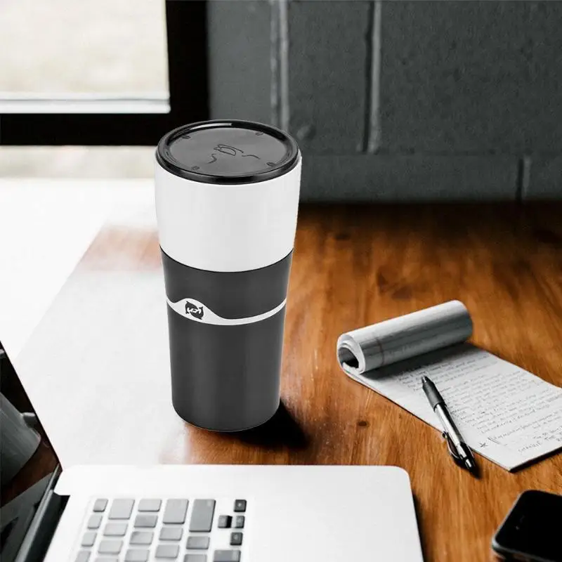 

Outdoor Portable Drip Coffee Maker Travel Mug Compatible Refillable K-Cup for Home Office